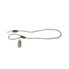 120cm Classic Leather & Cotton Rope Dog Lead